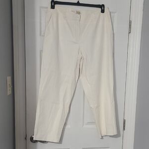 Talbots Ivory Trousers